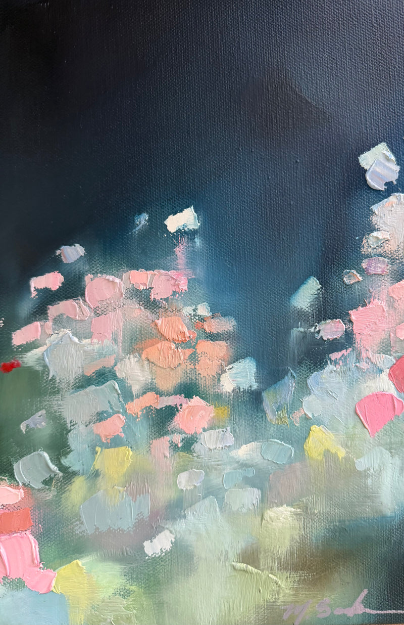 "Moonlight Wildflower" - 16x12"