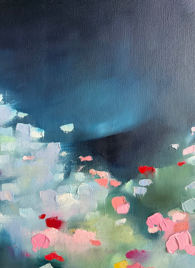 "Moonlight Wildflower" - 16x12"