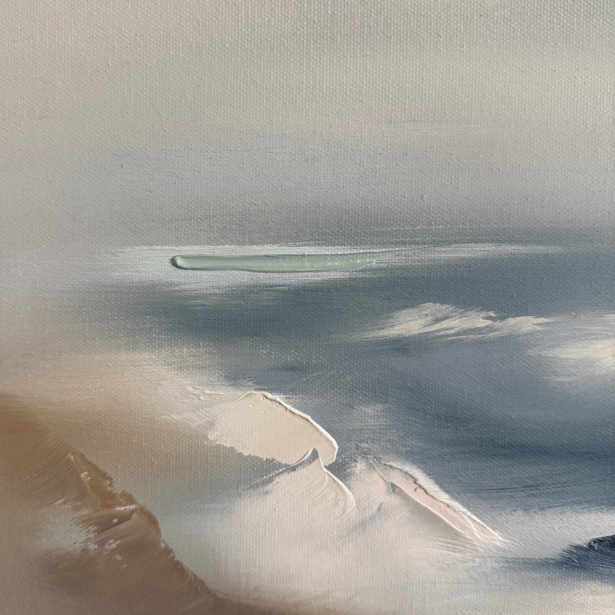 “Where the Sea Breaks" - 20x20"