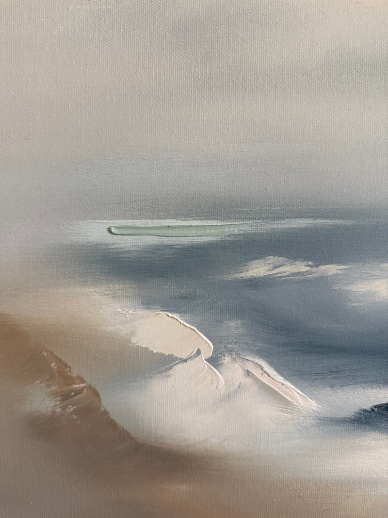 “Where the Sea Breaks" - 20x20"