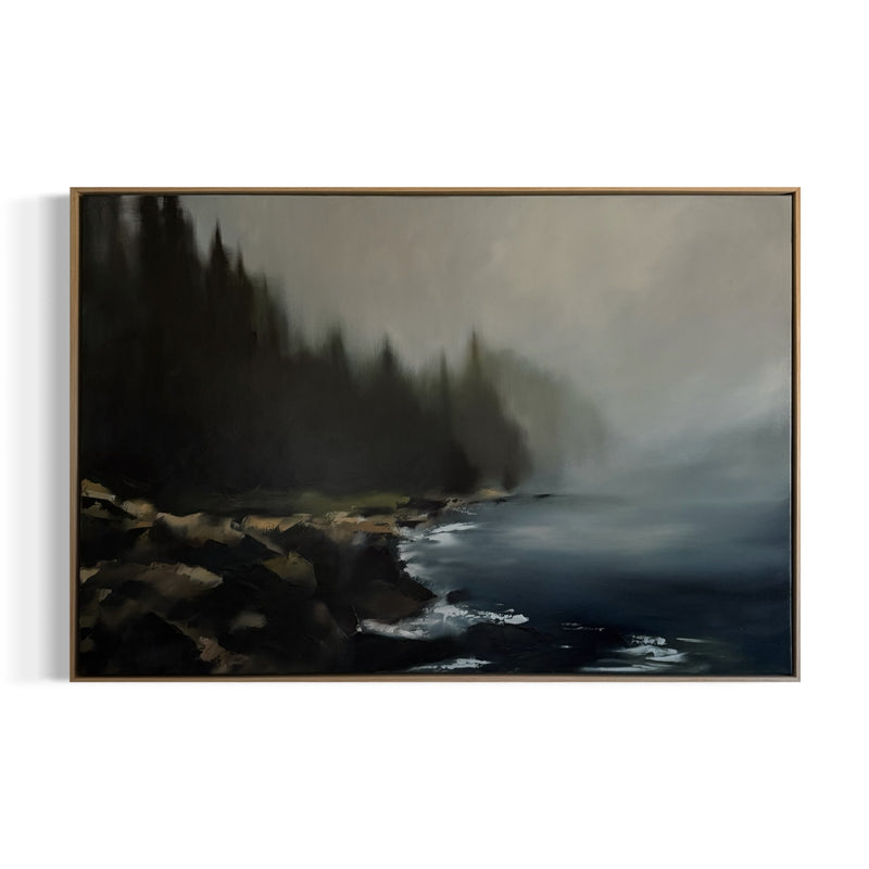 “Obsidian Tides" - 36x24"