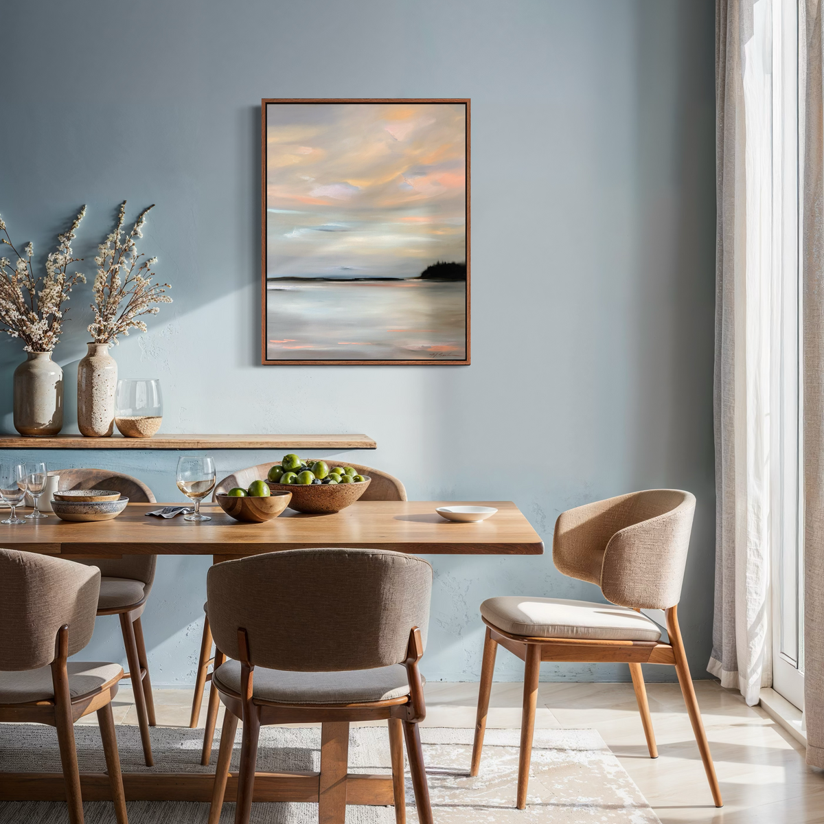 "Blush Over Still Water" - 22x28"