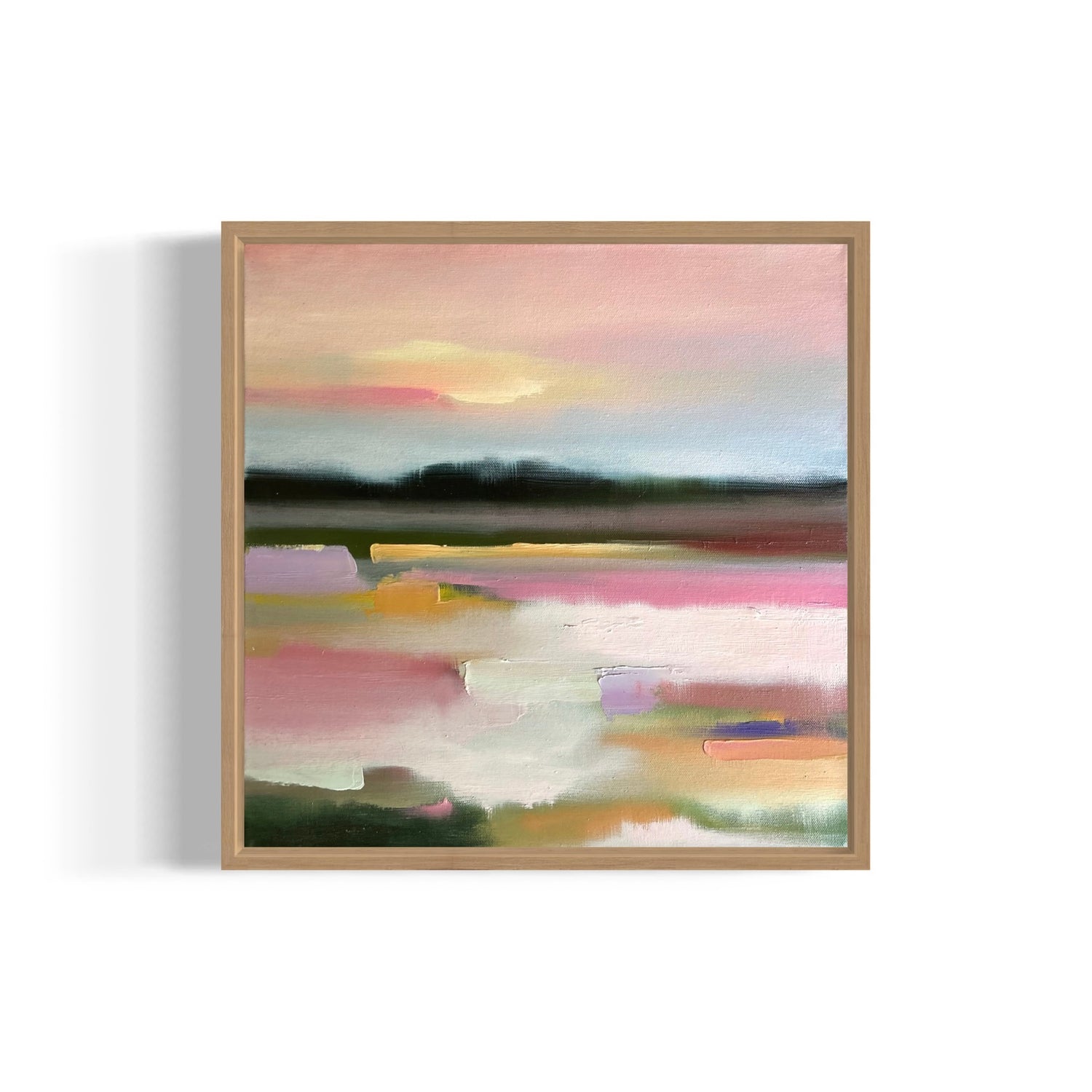 "Sunlit Petals" - 16x16
