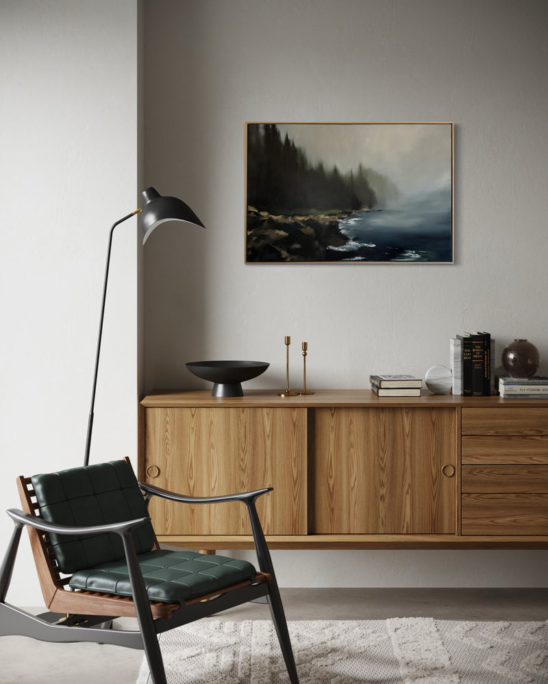 “Obsidian Tides" - 36x24"