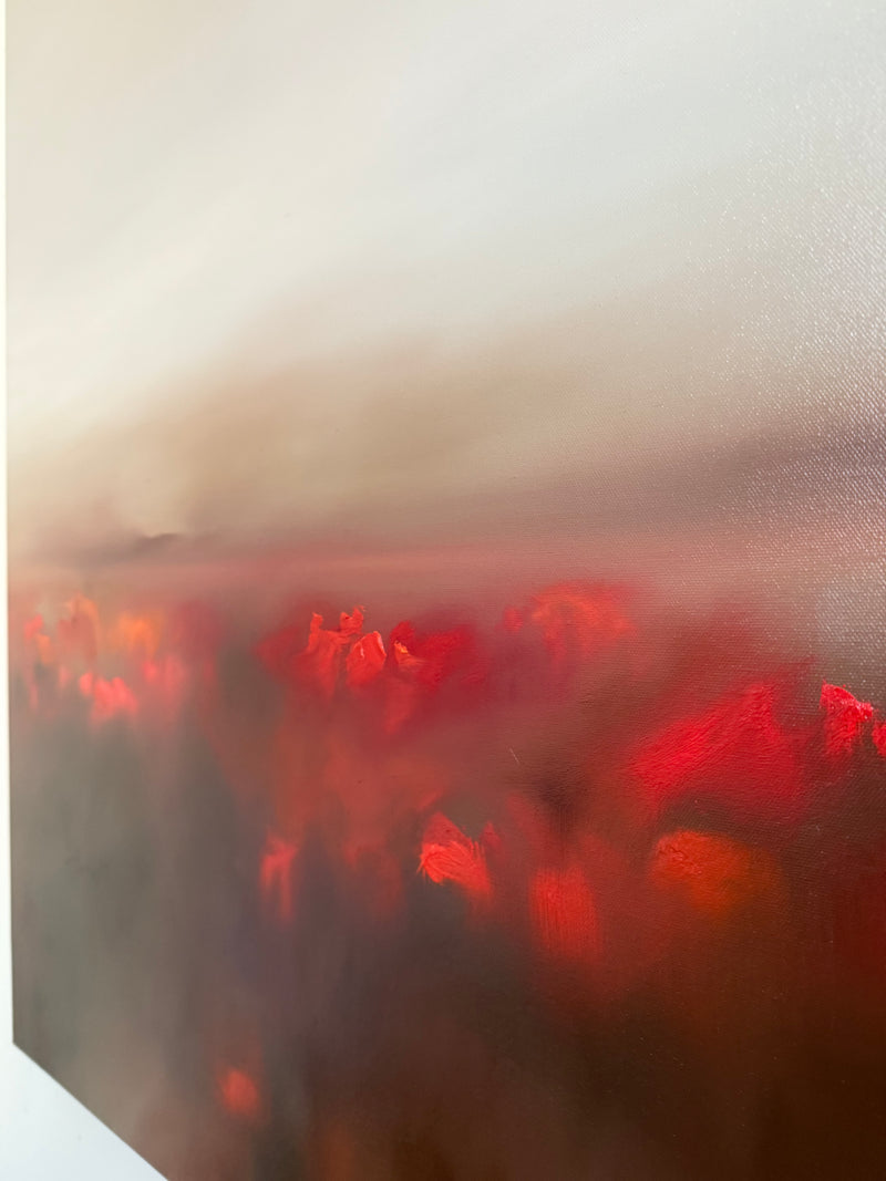 “While You Were Blooming” - 36x36"