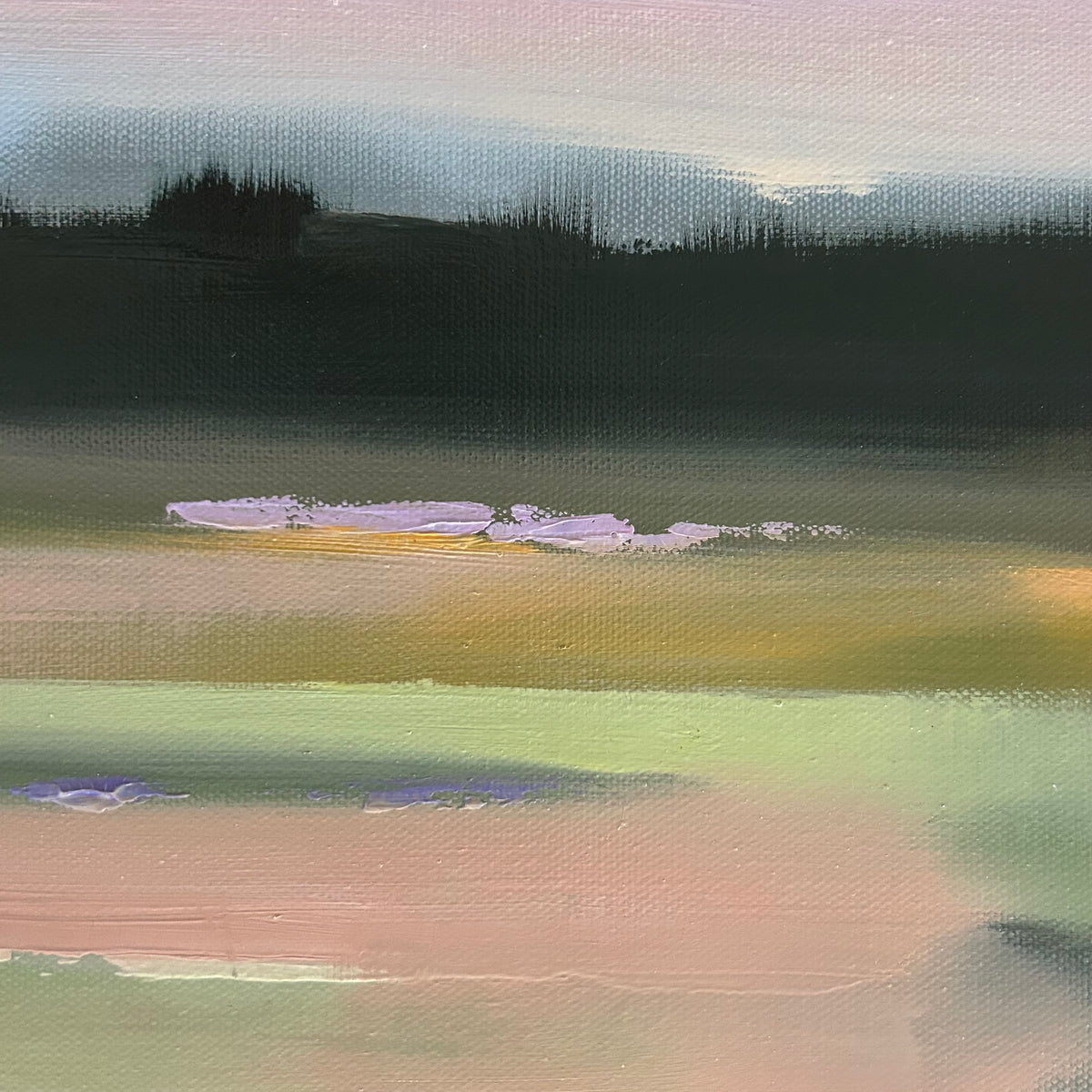 "Magenta Meadow" Original - 16x16