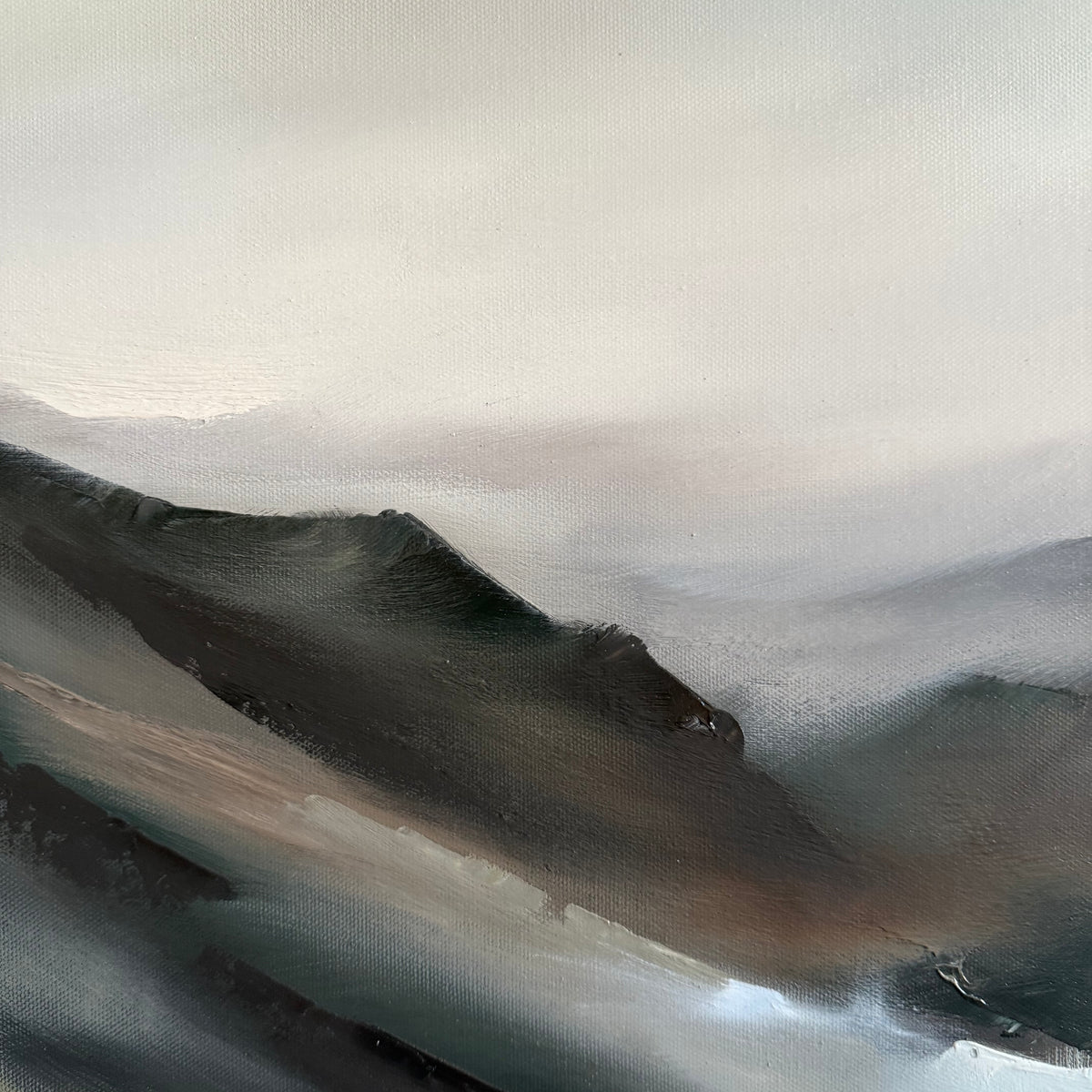 “Blushing Summit" - 22x28"