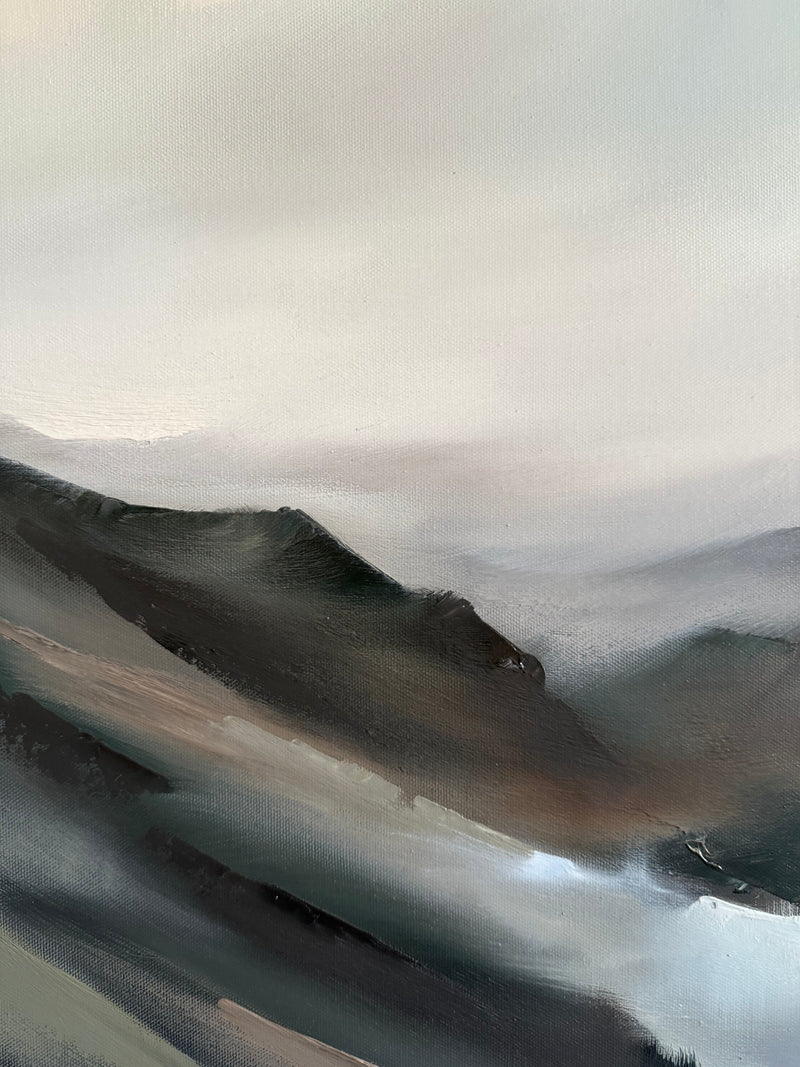 “Blushing Summit" - 22x28"