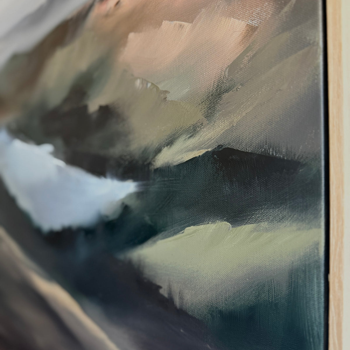 “Blushing Summit" - 22x28"