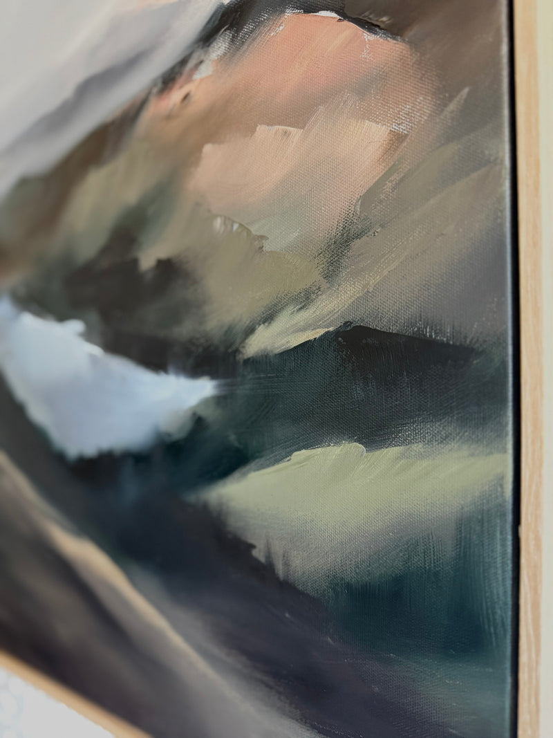 “Blushing Summit" - 22x28"