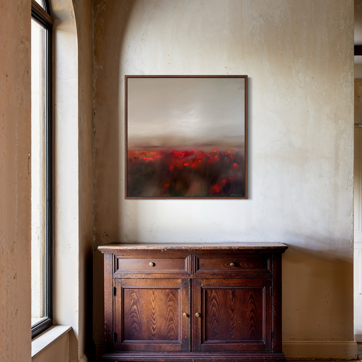 “While You Were Blooming” - 36x36"