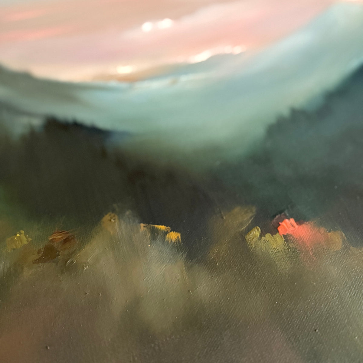 “Mountain Garden" - 24x24"