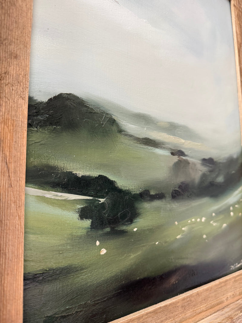 "The Company of Sheep" - 12x16'"