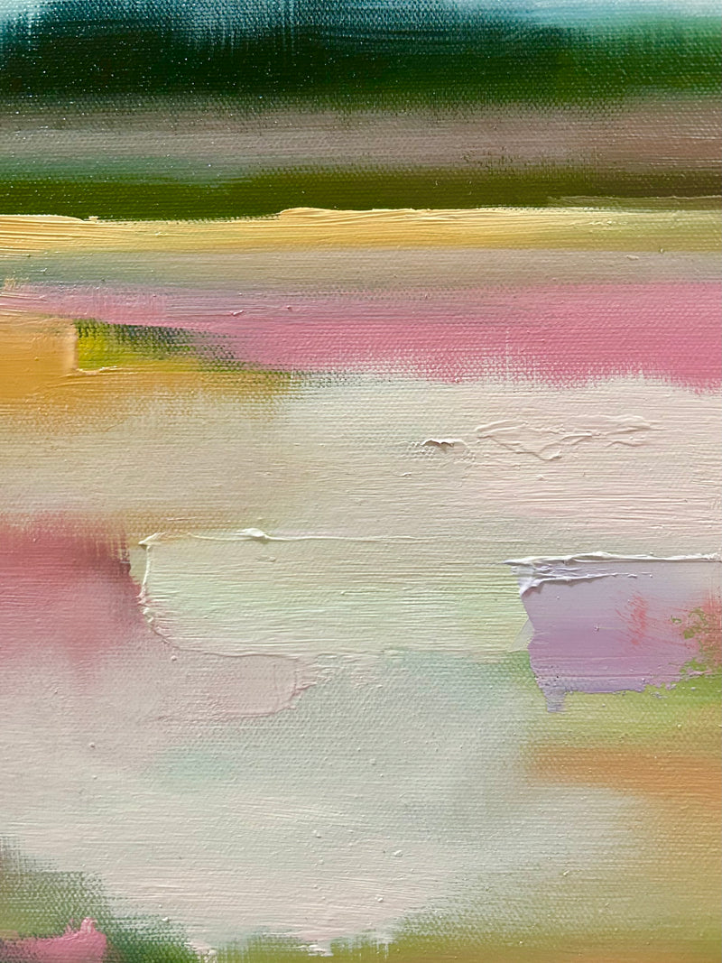 "Sunlit Petals" - 16x16