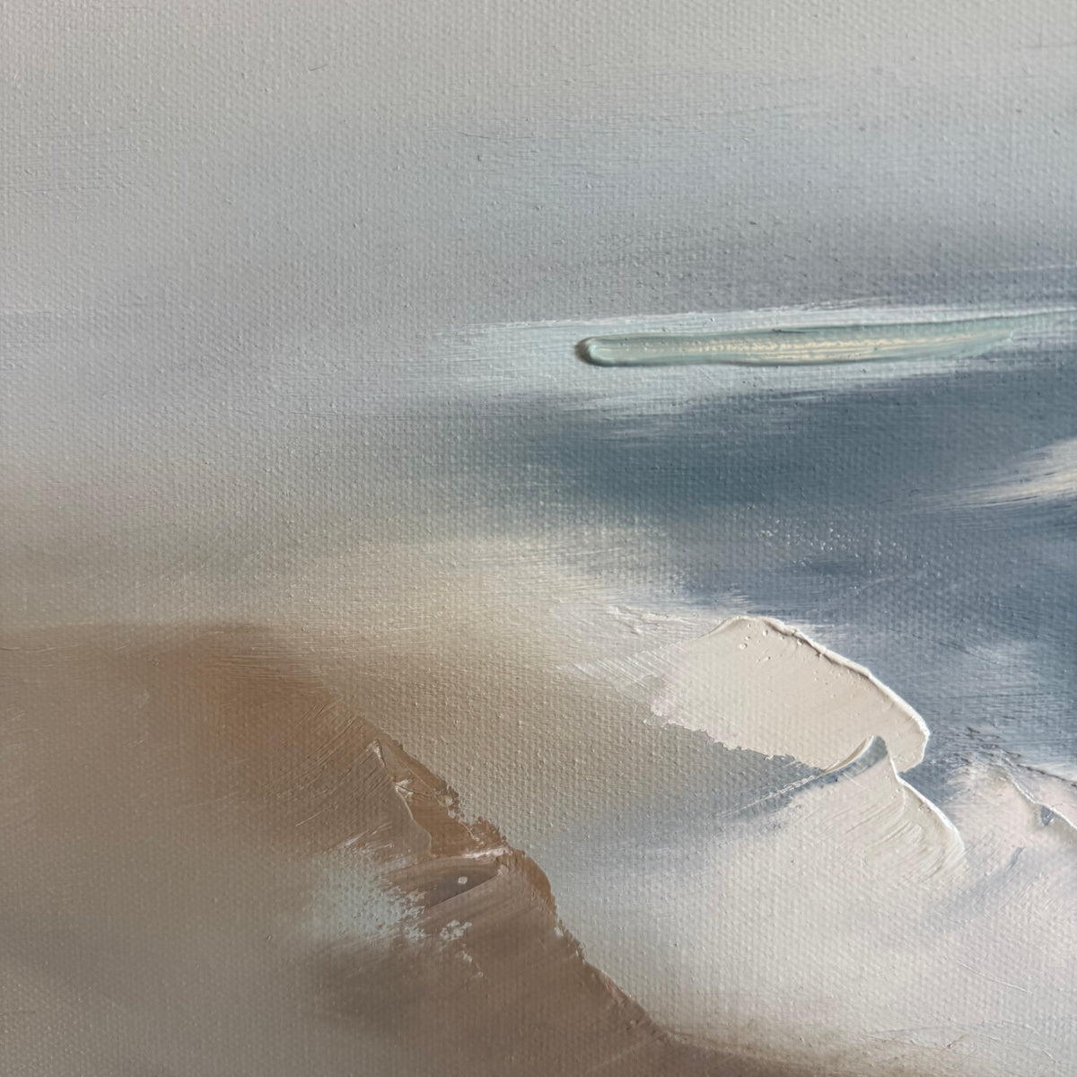 “Where the Sea Breaks" - 20x20"