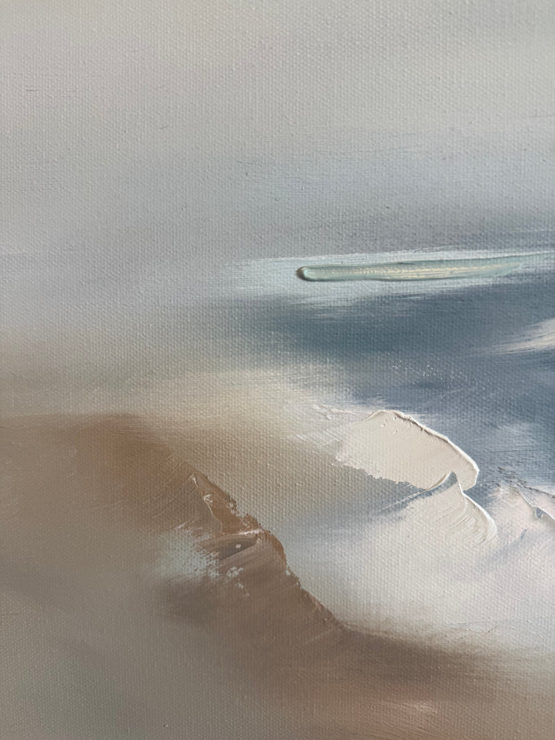 “Where the Sea Breaks" - 20x20"