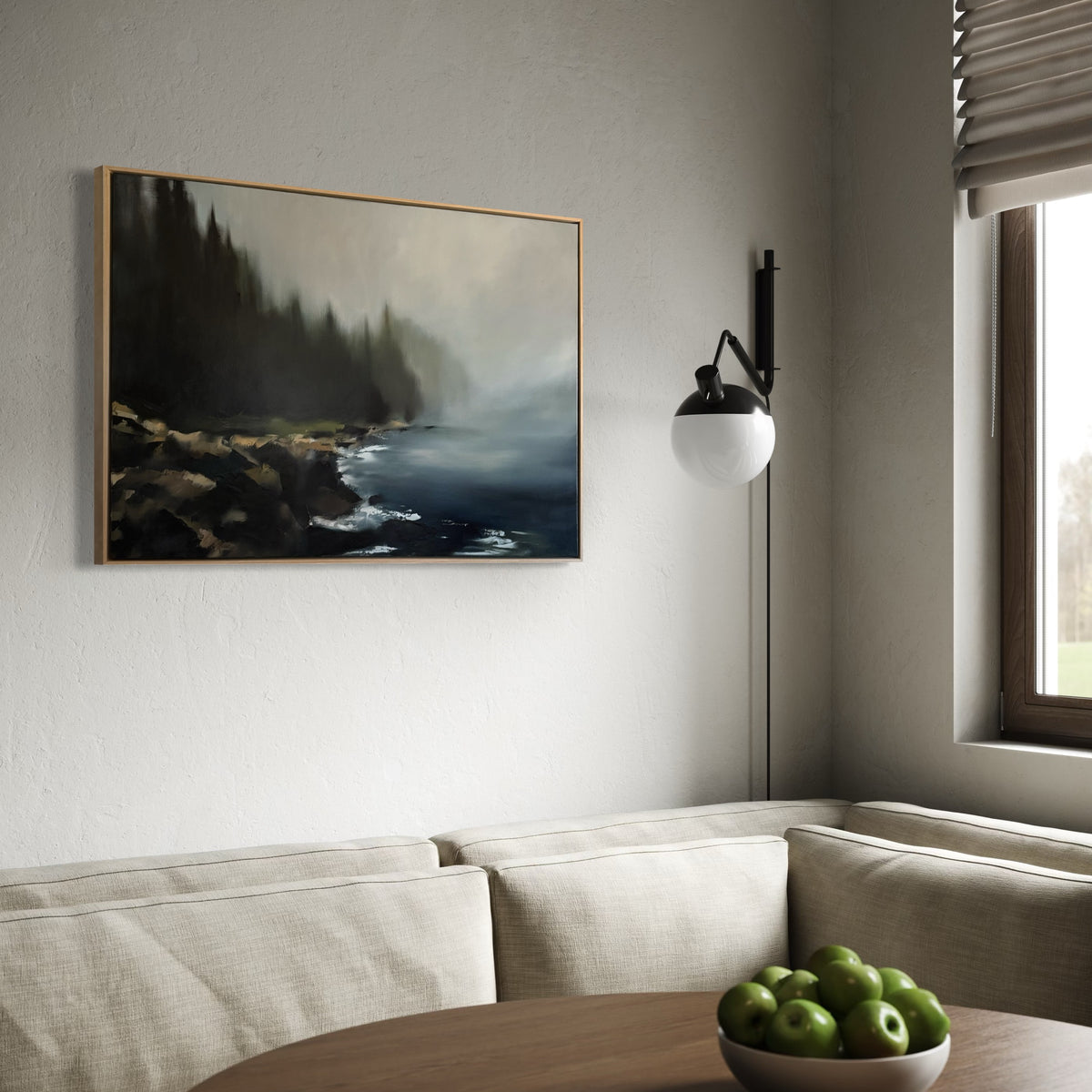 “Obsidian Tides" - 36x24"