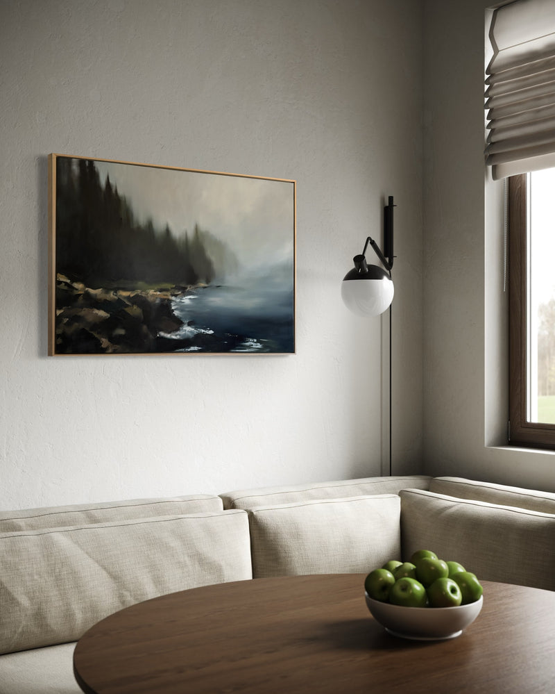 “Obsidian Tides" - 36x24"