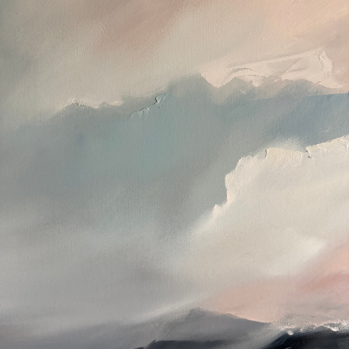 “Blushing Summit" - 22x28"