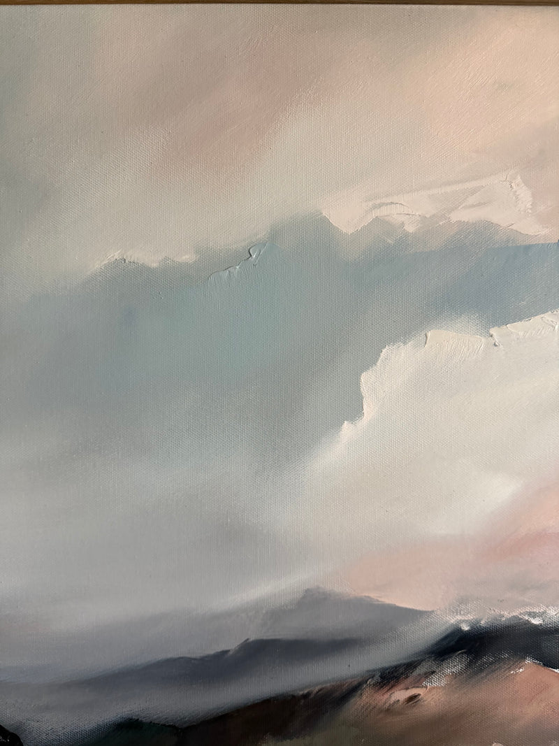 “Blushing Summit" - 22x28"