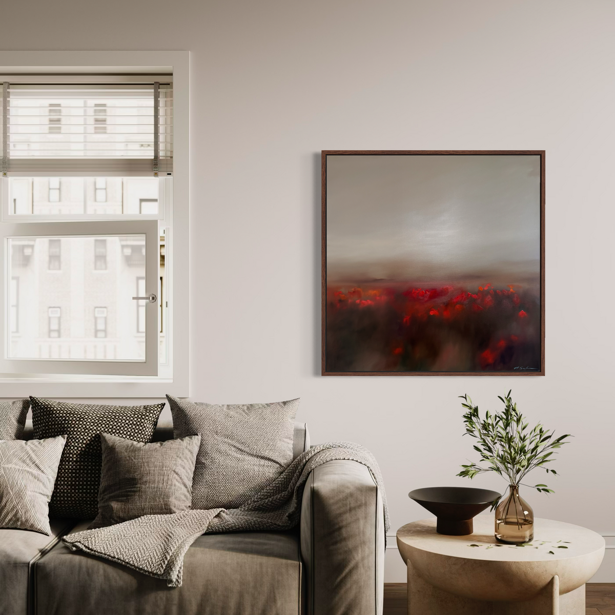 “While You Were Blooming” - 36x36"