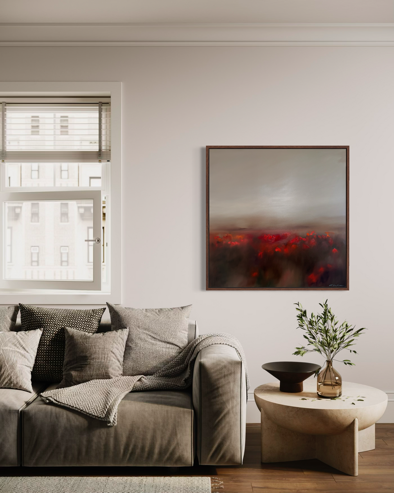 “While You Were Blooming” - 36x36"