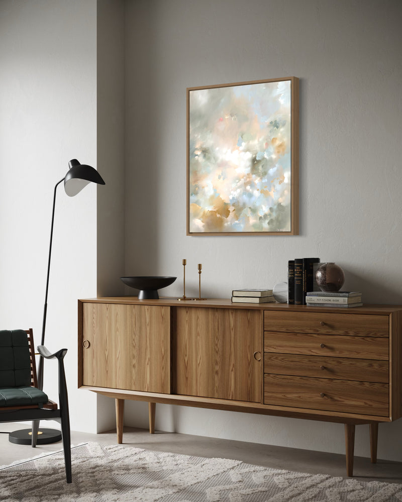 "Powder Blue Bouquet" - Art Print