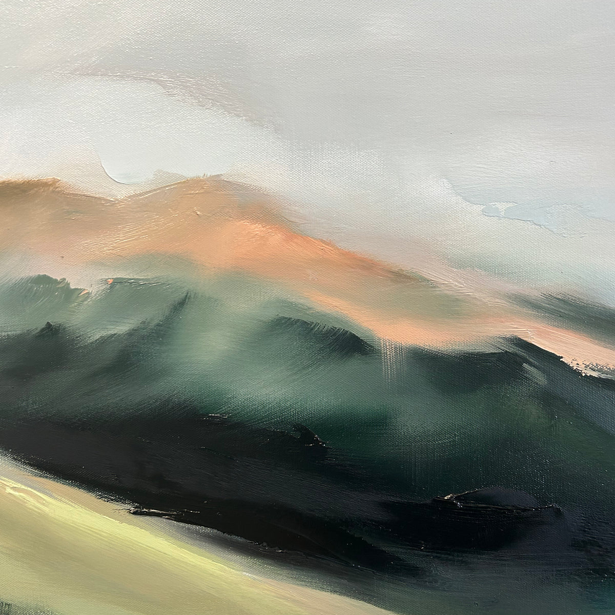 “In the Valley's Embrace” - 36x36"