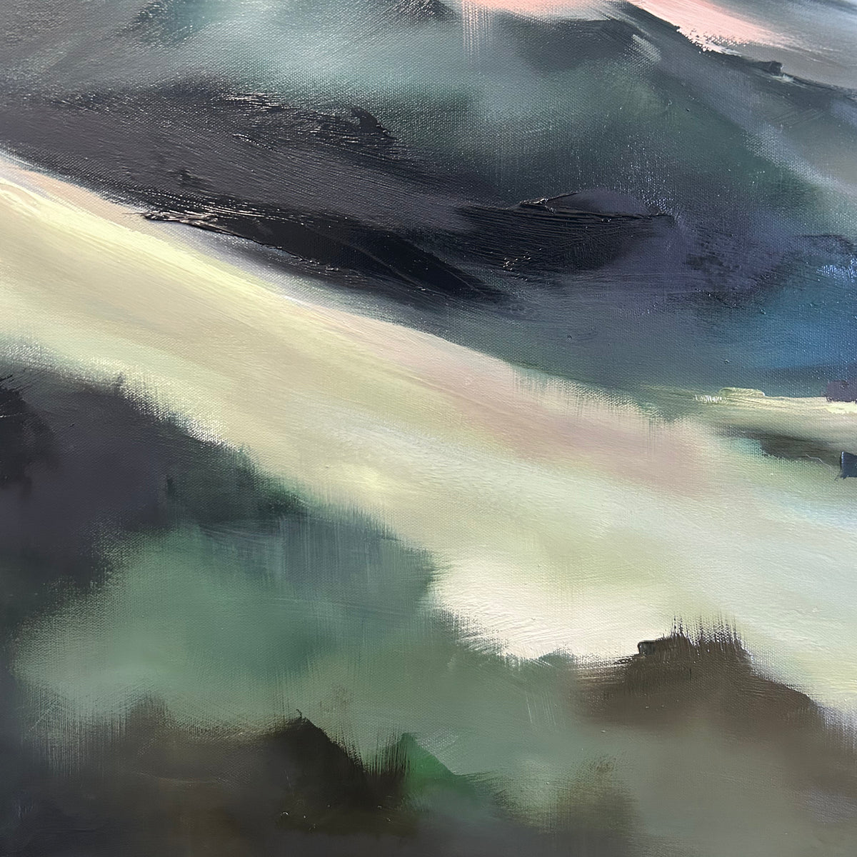 “In the Valley's Embrace” - 36x36"