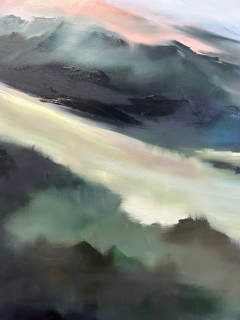 “In the Valley's Embrace” - 36x36"