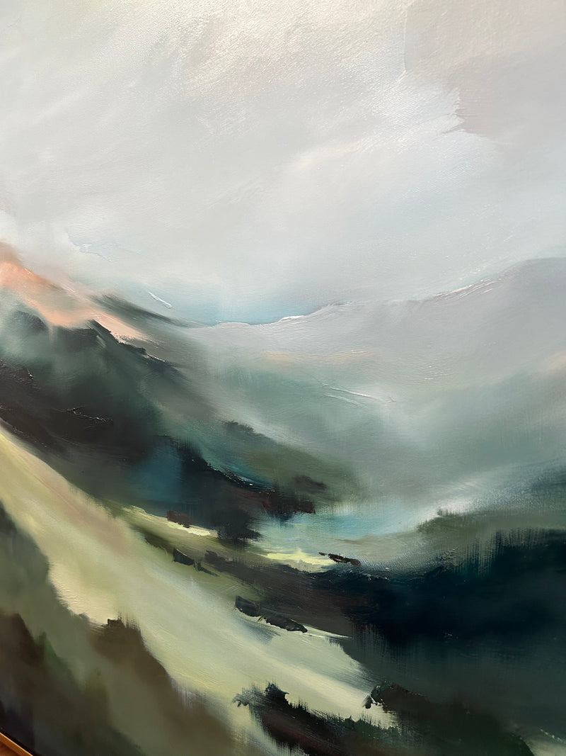 “In the Valley's Embrace” - 36x36"