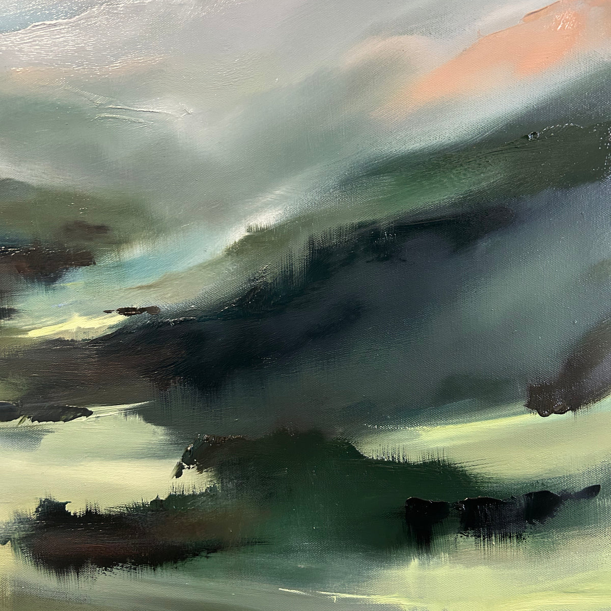 “In the Valley's Embrace” - 36x36"