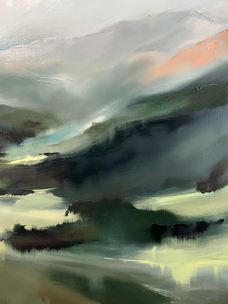 “In the Valley's Embrace” - 36x36"