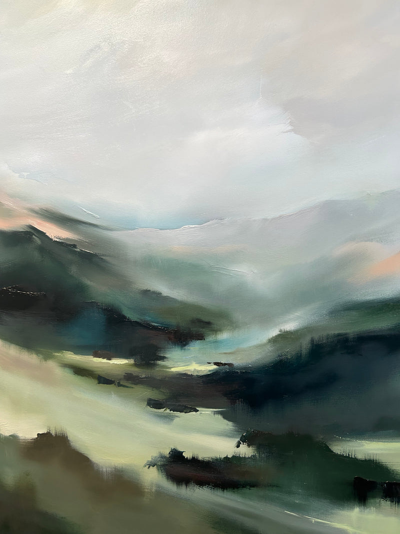 “In the Valley's Embrace” - 36x36"
