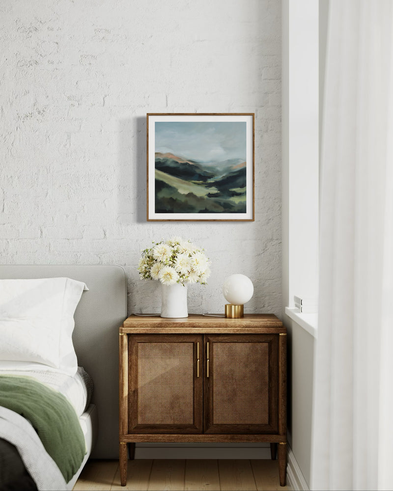 "In the Valley's Embrace" - Limited Edition Print