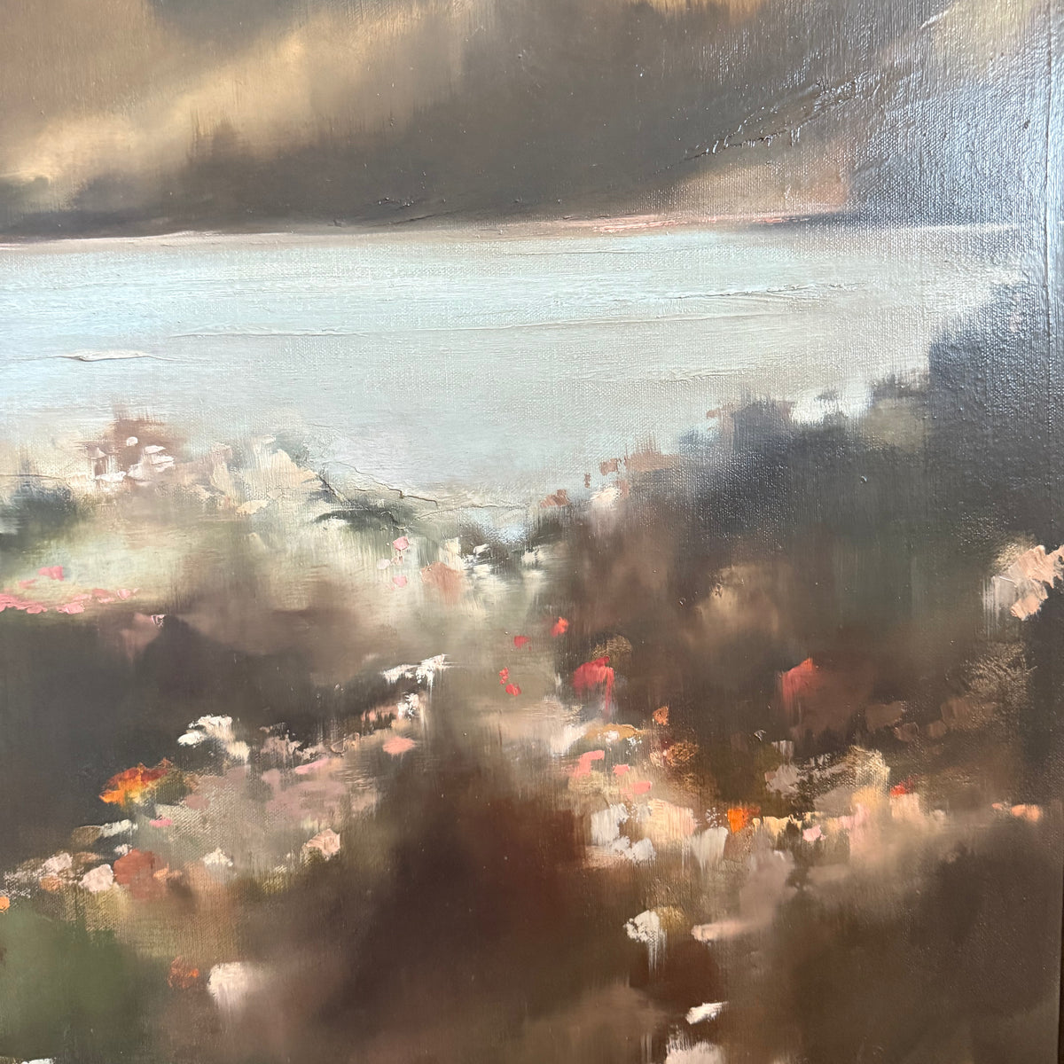 "Borrowed Blossoms" - 35x25"