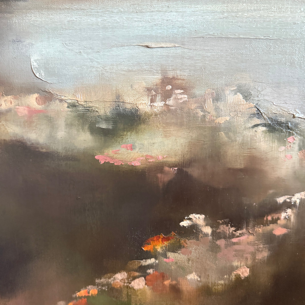"Borrowed Blossoms" - 35x25"
