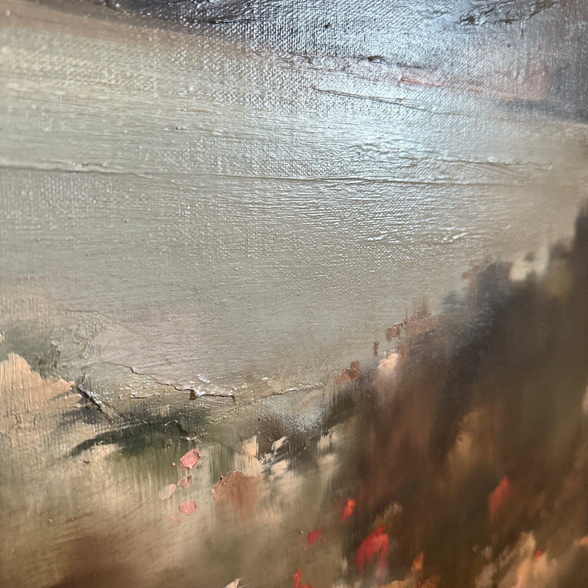 "Borrowed Blossoms" - 35x25"