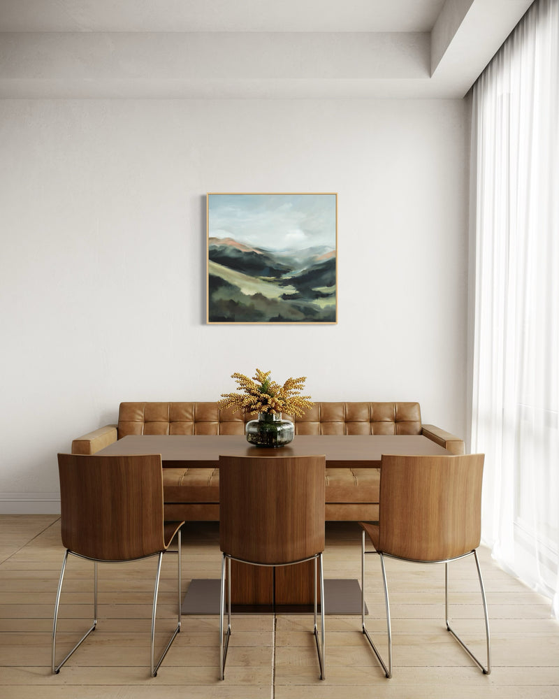 “In the Valley's Embrace” - 36x36"