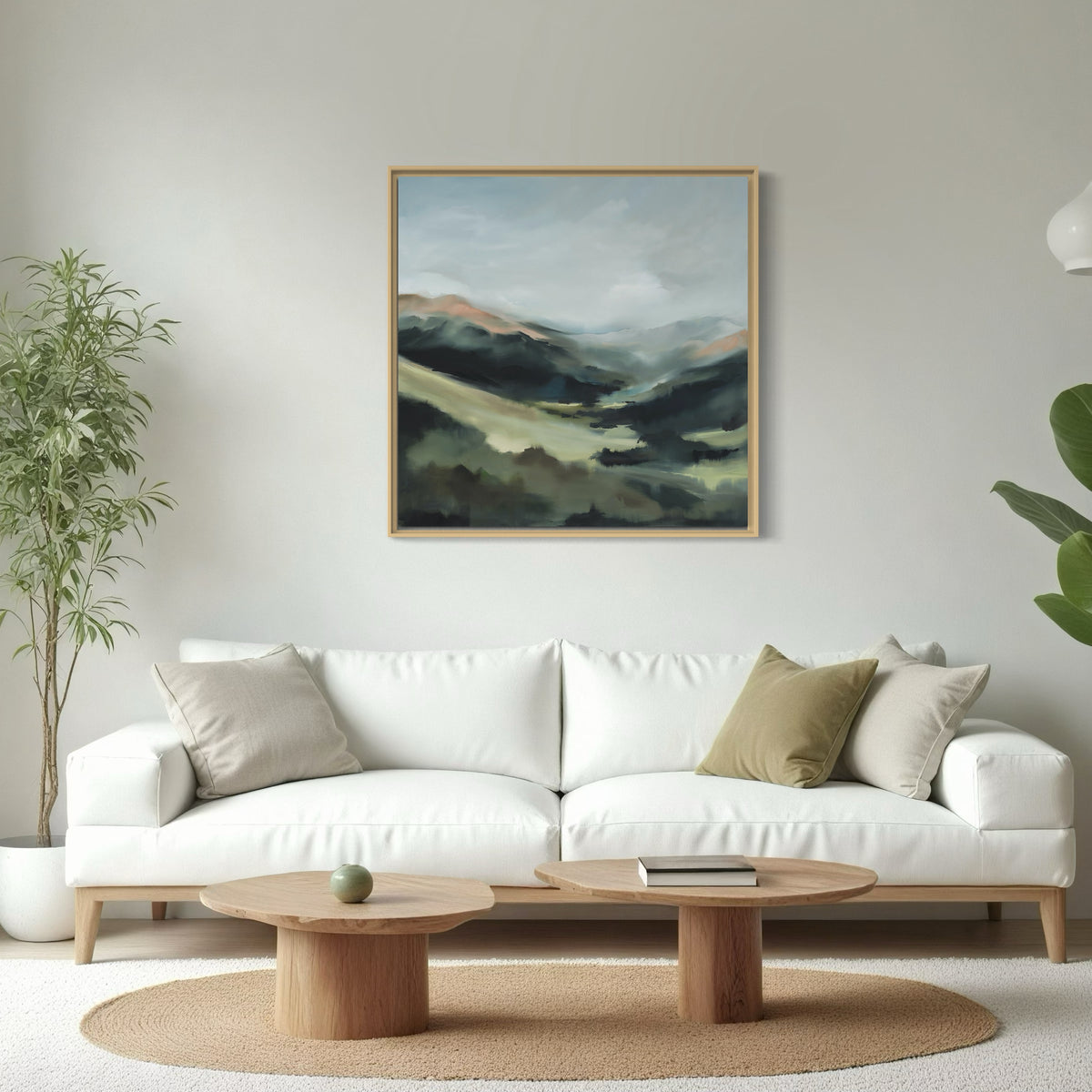“In the Valley's Embrace” - 36x36"