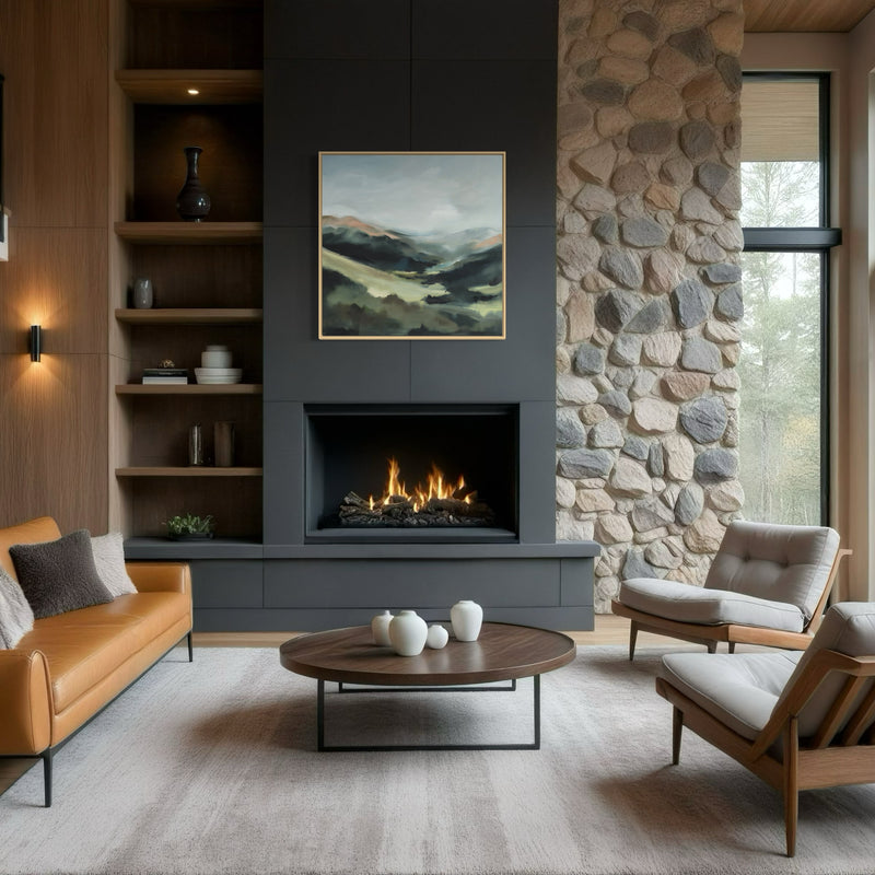 “In the Valley's Embrace” - 36x36"