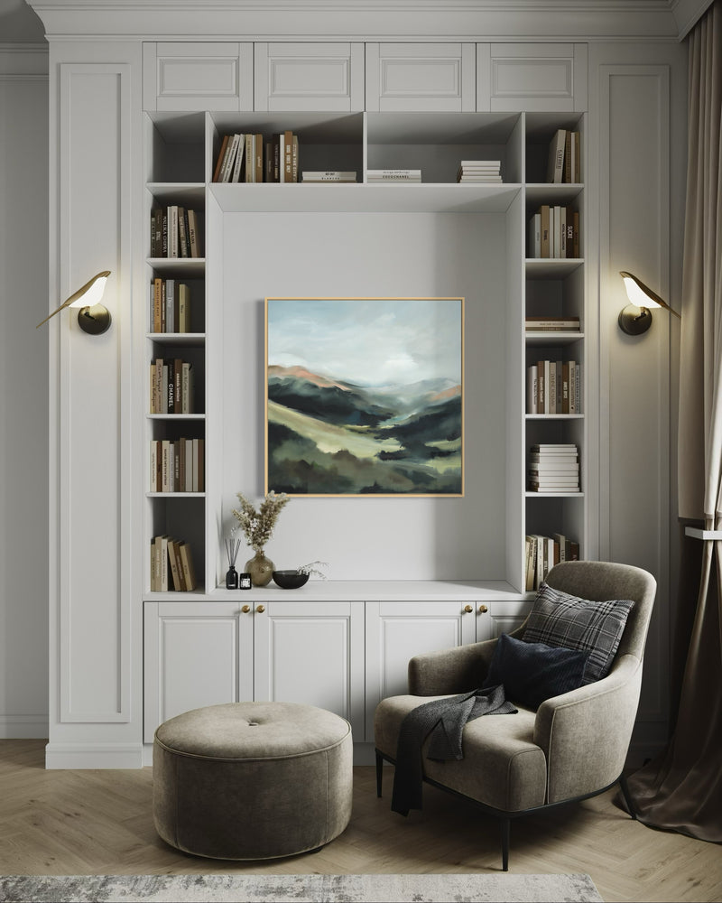 “In the Valley's Embrace” - 36x36"