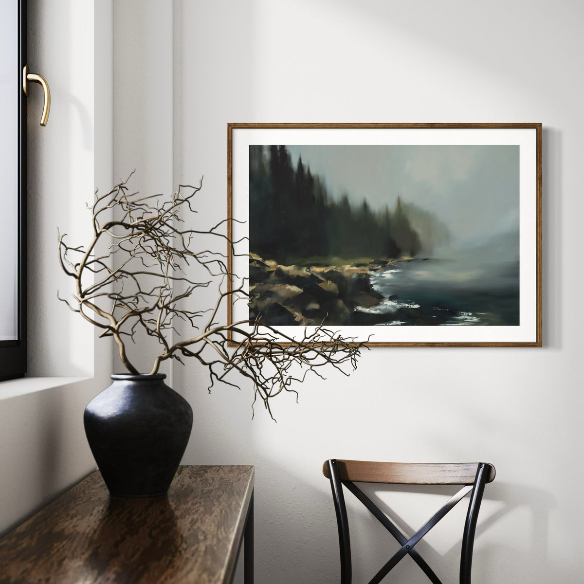 "Obsidian Tides"- Art Print