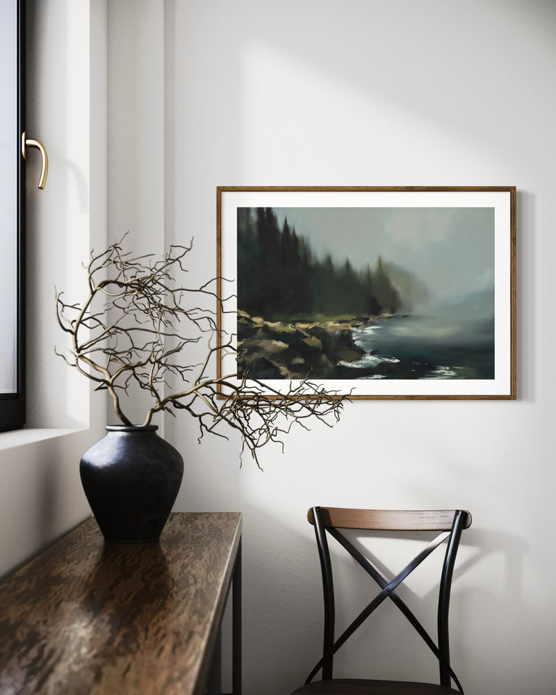 "Obsidian Tides"- Art Print