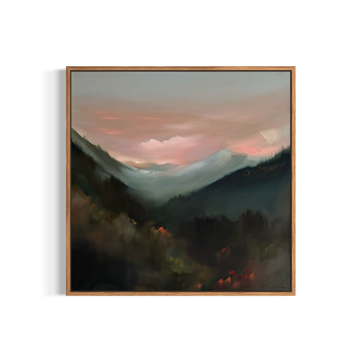 “Mountain Garden" - 24x24"
