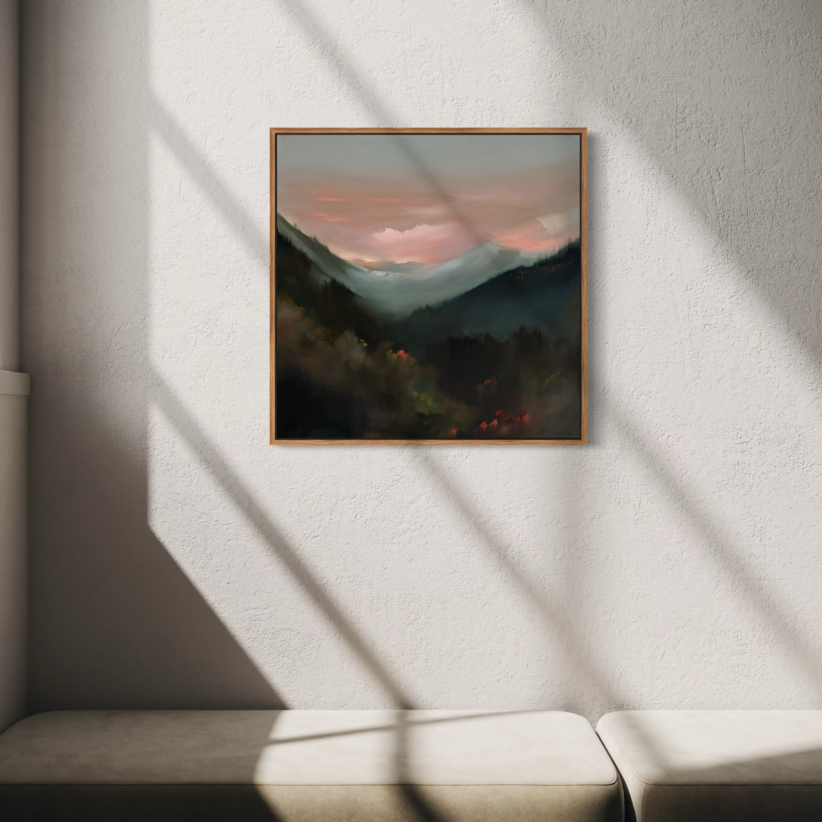 “Mountain Garden" - 24x24"