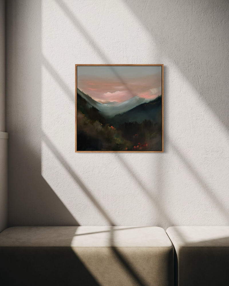 “Mountain Garden" - 24x24"