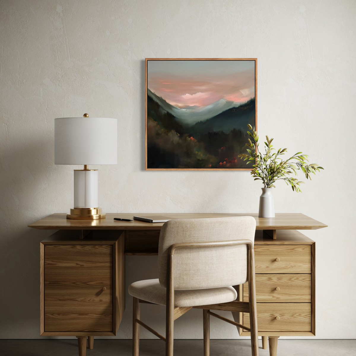 “Mountain Garden" - 24x24"