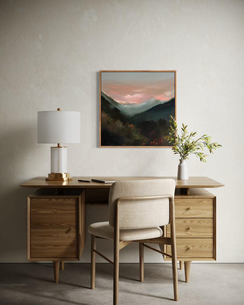 “Mountain Garden" - 24x24"
