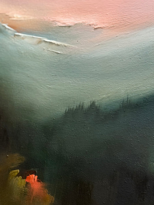 “Mountain Garden" - 24x24"